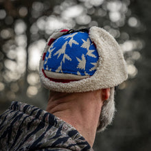 Load image into Gallery viewer, US Flag Wool Insulated Knitted Trapper Hat