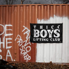 Load image into Gallery viewer, Thicc Boys Lifting Club 3' x 5' Wall Flag