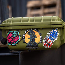 Load image into Gallery viewer, USA PATRIOTIC PINEAPPLE GRENADE DECAL
