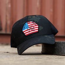 Load image into Gallery viewer, Take No Shit American Flag Patch SnapBack