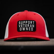 Load image into Gallery viewer, Support Veteran Owned Patch Mid-Profile Mesh Snapback