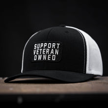 Load image into Gallery viewer, Support Veteran Owned Patch Mid-Profile Mesh Snapback