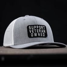 Load image into Gallery viewer, Support Veteran Owned Patch Mid-Profile Mesh Snapback