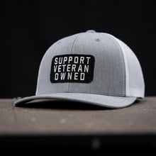 Load image into Gallery viewer, Support Veteran Owned Patch Mid-Profile Mesh Snapback