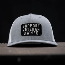 Load image into Gallery viewer, Support Veteran Owned Patch Mid-Profile Mesh Snapback