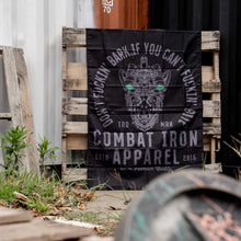 Load image into Gallery viewer, DON'T FUCKIN' BARK IF YOU CAN'T FUCKIN' BITE 3' x 5' Wall Flag