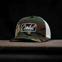 Load image into Gallery viewer, Combat Script Patch Mid-Profile Mesh Snapback Hat