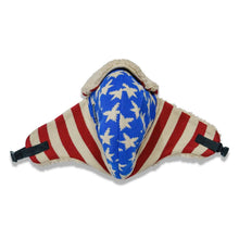 Load image into Gallery viewer, US Flag Wool Insulated Knitted Trapper Hat