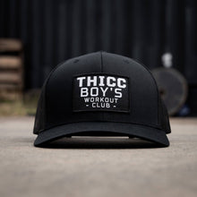 Load image into Gallery viewer, Thicc Boys Workout Patch Snapback Hat