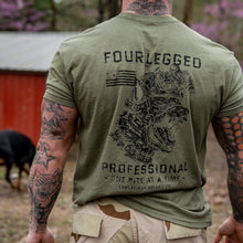 Load image into Gallery viewer, Four Legged Professional K9 Dog Training Men's T-Shirt