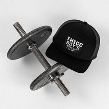Load image into Gallery viewer, Thicc Boys Workout Patch Snapback Hat