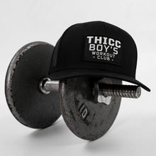 Load image into Gallery viewer, Thicc Boys Workout Patch Snapback Hat