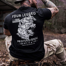 Load image into Gallery viewer, Four Legged Professional K9 Dog Training Men's T-Shirt