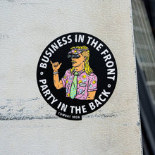Load image into Gallery viewer, BUSINESS IN THE FRONT. PARTY IN THE BACK. Rocker with Nods Decal