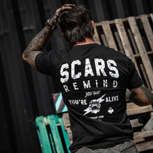 Load image into Gallery viewer, Scars Remind You That You're Alive Men's T-Shirt