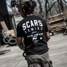 Load image into Gallery viewer, Scars Remind You That You're Alive Men's T-Shirt