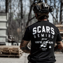 Load image into Gallery viewer, Scars Remind You That You're Alive Men's T-Shirt