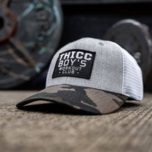Load image into Gallery viewer, Thicc Boys Workout Patch Snapback Hat