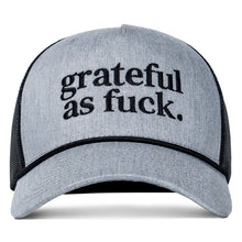 Load image into Gallery viewer, Grateful As Fuck Rope Snapback Hat