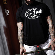 Load image into Gallery viewer, Shoot First. Die Last. Tactical Athlete Club Men's T-Shirt