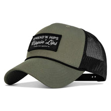 Load image into Gallery viewer, Spreadin' Hips Rippin' Lips Patch Rope Snapback