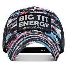 Load image into Gallery viewer, Big Tit Energy Patch Ripstop Mesh Snapback Hat