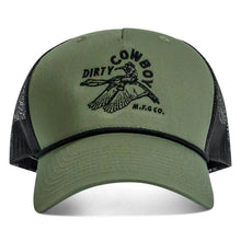 Load image into Gallery viewer, Dirty Cowboy Mfg Swan Rope SnapBack Hat