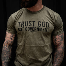 Load image into Gallery viewer, Trust God. Not Government. Men's T-Shirt