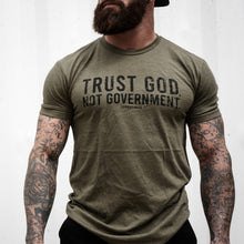 Load image into Gallery viewer, Trust God. Not Government. Men's T-Shirt