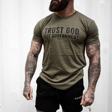 Load image into Gallery viewer, Trust God. Not Government. Men's T-Shirt
