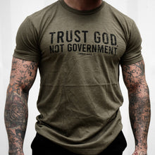 Load image into Gallery viewer, Trust God. Not Government. Men's T-Shirt