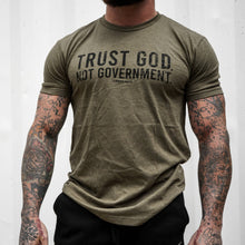 Load image into Gallery viewer, Trust God. Not Government. Men's T-Shirt