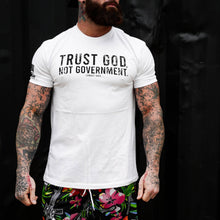 Load image into Gallery viewer, Trust God. Not Government. Men's T-Shirt