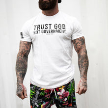 Load image into Gallery viewer, Trust God. Not Government. Men's T-Shirt