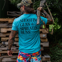 Load image into Gallery viewer, Shooting Guns &amp; Spread'n Buns Men's T-Shirt