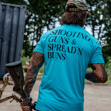 Load image into Gallery viewer, Shooting Guns &amp; Spread'n Buns Men's T-Shirt