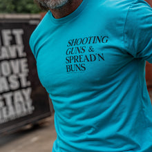 Load image into Gallery viewer, Shooting Guns &amp; Spread'n Buns Men's T-Shirt