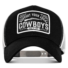 Load image into Gallery viewer, Support Your Local Cowboys Patch Snapback Hat