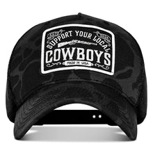 Load image into Gallery viewer, Support Your Local Cowboys Patch Snapback Hat