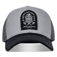 Load image into Gallery viewer, In The End, We Meet Again - Until Valhalla Patch Snapback Hat