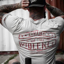 Load image into Gallery viewer, LIVING IN THE VIOLENCE MEN’S T-SHIRT