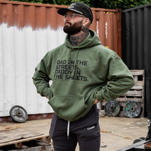 Load image into Gallery viewer, Dad In The Streets. Daddy In The Sheets. Men's Hoodie