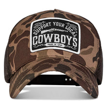 Load image into Gallery viewer, Support Your Local Cowboys Patch Snapback Hat