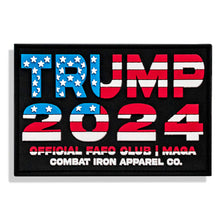 Load image into Gallery viewer, Trump 2024 American Flag PVC Patch