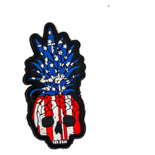 Load image into Gallery viewer, USA Pineapple Skull PVC Patch