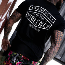 Load image into Gallery viewer, LIVING IN THE VIOLENCE MEN’S T-SHIRT