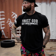 Load image into Gallery viewer, Trust God. Not Government. Men's T-Shirt