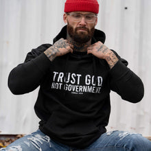 Load image into Gallery viewer, Trust God. Not Government. Men's Hoodie