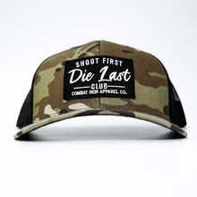 Load image into Gallery viewer, Shoot First. Die Last. Club Patch Snapback