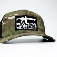 Load image into Gallery viewer, Pew Pew Lifestyle Patch Mid-Profile Snapback Hat